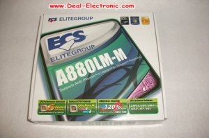 For ECS motherboard A880LM-M Mirco-ATX AMD 760G Computer socket AM3 DDR3