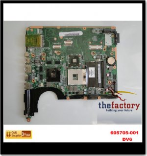 For HP DV6 PM55 motherboard 605705-001 intel DDR2 for HP laptop motherboard  laptop mainboard