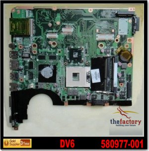 For HP motherboard 580977-001 DV6 intel DDR3 for HP laptop motherboard 580977-001 laptop motherboard