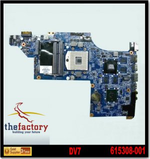 free shipping DV7 615308-001 Intel PM Motherboard 100% Tested for hp Laptop Mainboard