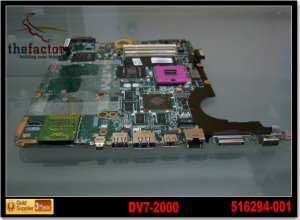 516294-001 for HP/COMPAQ dv7-2000 dv7 intel PM45 Laptop Motherboard