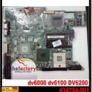 For HP motherboard 434724-001 DV6000 V6000 motherboard intel 945GM integrated DDR2 laptop mainboard
