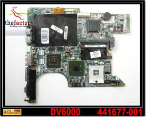 For HP motherboard 441677-001 DV6000 V6000 motherboard intel Non-integrated DDR2 laptop motherboard