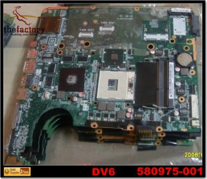 For HP motherboard 580975-001 DV6 DV-6000 PM55 laptop motherboard intel DDR3 mainboard