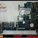 For HP motherboard 598764-001 2540P I5 CPU 540M laptop motherboard intel DDR3 mainboard integrated