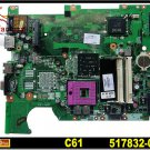 Original For HP motherboard 517832-001 CQ61 G61 motherboard DDR2 intel integrated laptop mainboard
