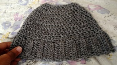 Crochet Messy Bun Hat