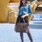 OUOVO 2012 New fashion Leopard print leather handbags HDW028