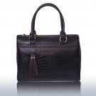 Croc Print Genuine Cow leather OUOVO-HDL056 handbag satchel shoulder bag