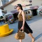 OUOVO Brown Apricot Genuine Cowhide Leather Handbags, Shoulder bags HDL078