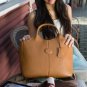 OUOVO Simplae Style Brown Women's Genuine Cowhide Leather Hhandbags HDW070