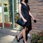 Croc Print Genuine Cowhide Leather OUOVO-HDW66 Hip, shoulder bags