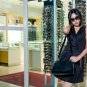 Croc Print Genuine Cowhide Leather OUOVO-HDW66 Hip, shoulder bags