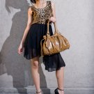 Waxed Genuine Cowhide Leather OUOVO-HDW083 Handbags, totes, hobo bags