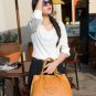 Classic Genuine Cowhide Leather OUOVO-HDW075 Tote bag, should bag, handbags