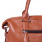 Genuine Cowhide Leather OUOVO-HDL067 handbag satchel shoulder bag Brown