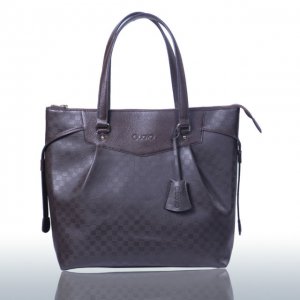 Genuine Lattice Cowhide Leather OUOVO-HDW067 handbag satchel shoulder tote bag