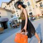 Genuine cowhide leather OUOVO-HDW030 Simple hobo, shoulder bag, handbags