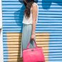 Rose Red Genuine cowhide leather OUOVO-HDC014 tote, shoulder bag, handbags