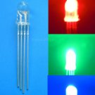 100Pcs 5mm Common Cathode Red/Blue/Green RGB 4 Pin Water Clear LED