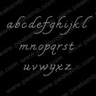 Alphabet Bling Rhinestone Transfer