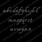 Alphabet Bling Rhinestone Transfer