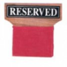 Reserved Seat Sign (Wood)