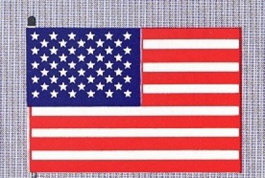 American Flag Procession Banners