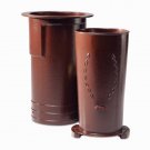 Spartan Series Vase/Case (half exposed)-Bronze-Individual
