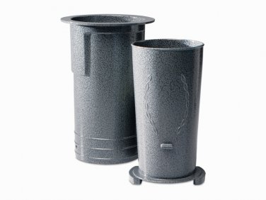 Spartan Series Vase/Case (half exposed))-Grey Individual