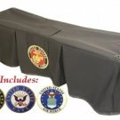 PATRIOTIC DRAPE-BLUE