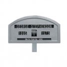 CAST ALUMINUM GRAVE MARKER-SILVER