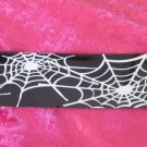 Spider Web Bracelet Black Patent Leather Goth Punk Rock Glam From the UK