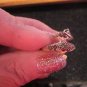 Dolphin marcasite sterling silver ring sz 5.5 vintage 80s way cute aww face