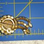 Vintage moon stone multi color rhinestones beautiful pin brooch