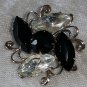 New silver tone pin brooch nice scatter type pin from the 80s