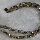 Vintage Gold tone crystal rhinestone wedding bracelet Beautiful