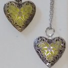 Chakra Reiki Aromatherapy Healing Essential Oil Diffuser Heart shaped locket