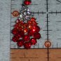 Drop Earrings CZ silvertone Red Green Clear Multi Color Blue Gourgous USA Seller