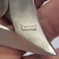 Crown Trifari silver tone pin brooch vintage chic timeless heart shaped