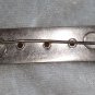 Long silver tone pin brooch 5 rhinestones vintage very different Downton Abbey