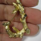 Sarah conventry ABC Collection "J" gold tone vintage collectable