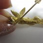Sarah conventry ABC Collection "J" gold tone vintage collectable
