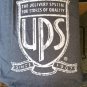 United Parcel Service UPS logo giant shield new Grey T shirt Large