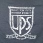 United Parcel Service UPS logo giant shield new Grey T shirt Large