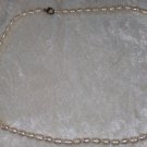 Vintaage Fresh water pearls oblong vintage necklace 19” Wedding Prom
