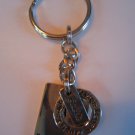 silver tone key chain friendship love laugh faith new