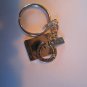 silver tone key chain friendship love laugh faith new
