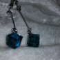 geometrical dangle blue clear red and rainbow dangle cube box square Mod