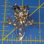 Flower bow leaf Mod different vintage pin brooch rhinestones
